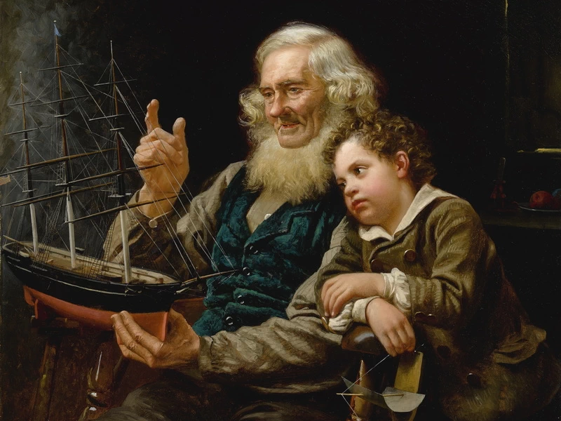 1831-John George Brown - Una storia di mare